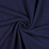 NAVY - COTTON FLEECE - Organic Cotton Euro Knit