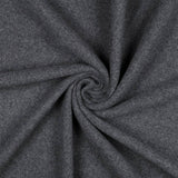 HEATHER CHARCOAL - COTTON FLEECE - Organic Cotton Euro Knit
