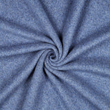 HEATHER BLUE - COTTON FLEECE - Organic Cotton Euro Knit