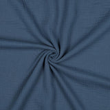 DOUBLE GAUZE - INDIGO - 100% ORGANIC COTTON