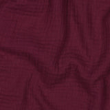 DOUBLE GAUZE - BERRY - 100% ORGANIC COTTON