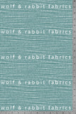 Dot Stripes - Turquoise - Organic Cotton/Spandex Euro Knit Jersey