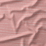 Dot Stripes - Coral - Organic Cotton/Spandex Euro Knit Jersey