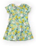 Lemons - Mint - Organic Cotton/Spandex Euro Knit Jersey