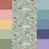 Gooseberry Meadow - Organic Cotton/Spandex Euro Knit Jersey