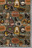 LIMITED PREORDER - Halloween Society - Organic Cotton/Spandex Euro Knit Jersey