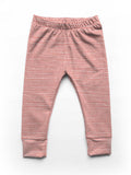 Dot Stripes - Coral - Organic Cotton/Spandex Euro Knit Jersey