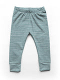 Dot Stripes - Ocean - Organic Cotton/Spandex Euro Knit Jersey
