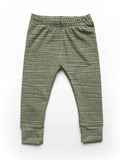 Dot Stripes - Pickle - Organic Cotton/Spandex Euro Knit Jersey