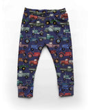 Trucks & Tractors - Organic Cotton/Spandex Euro Knit Jersey