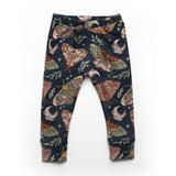 Floral Moths - Organic Cotton/Spandex Euro Knit Jersey