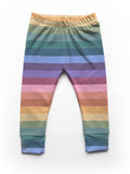 Spring Pastel Stripes - Organic Cotton/Spandex Euro Knit Jersey