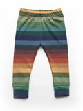 Primary Stripes - IRREGULAR PRINTING - Organic Cotton/Spandex Euro Knit Jersey