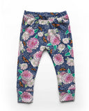 Dahlias & Monarchs - Organic Cotton/Spandex Euro Knit Jersey