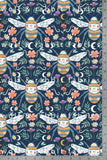 Midsummer Bee - Organic Cotton/Spandex Euro Knit Jersey