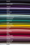 POPLIN - SOLID - Red - 100% Organic Cotton WOVEN Fabric