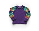 Wavy Rainbow Stripes - Organic Cotton/Spandex Euro Knit Jersey