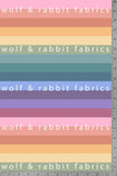 Spring Pastel Stripes - Organic Cotton/Spandex Euro Knit Jersey