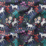 Unicorn Garden - Organic Cotton/Spandex Euro Knit Jersey