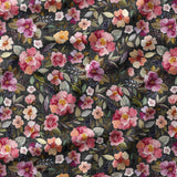 PREORDER - Victorian Rose - Dark - Organic Cotton/Spandex Euro Knit Jersey