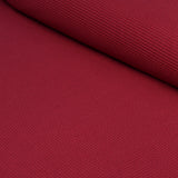 BORDEAUX - WAFFLE - Organic Cotton/Spandex Euro Knit