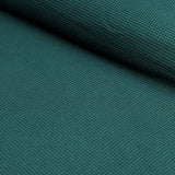 EVERGREEN - WAFFLE - Organic Cotton/Spandex Euro Knit