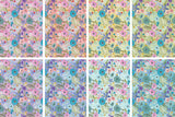 RAINBOW FLORAL DESIGN - DIGITAL DESIGN FILES